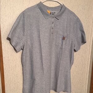 Carhartt Heather Gray Polo Shirt